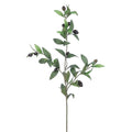 Allstate Olive Branch Green-Burgundy 31.5" - Artificial Non-Flowering Plants Silk