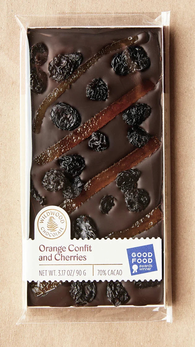 Orange Confit & Cherries Chocolate