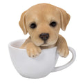 Pacific Giftware - Teacup Pups Yellow Lab Figurine 11753