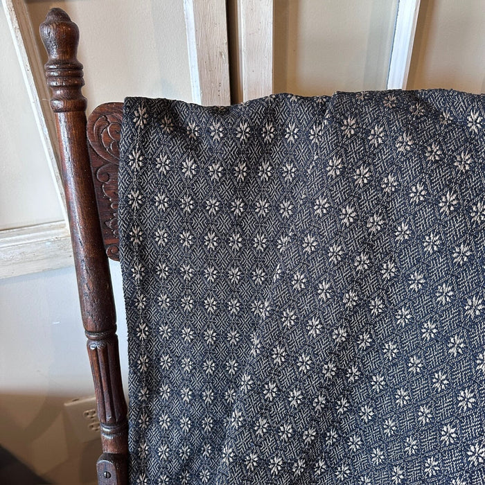 Packsville Rose Black and Tan Woven Throw - Primitive Star Quilt Shop