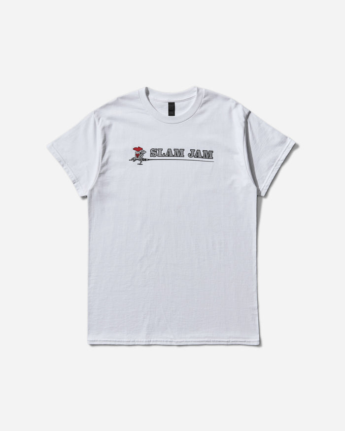 Slam Jam Slam Jam Panini T-Shirt White T-Shirts Shortsleeve SJPANINITEE WHT