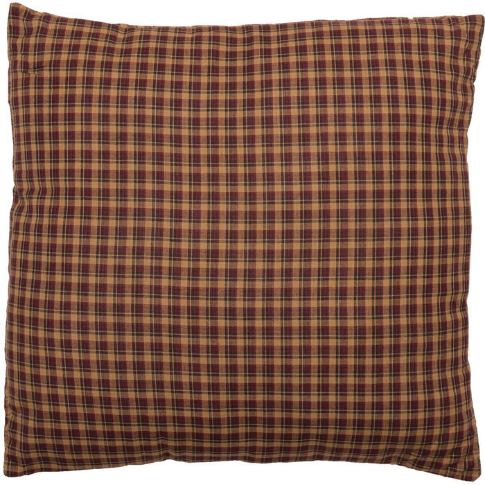 Patriotic Patch Fabric Pillow 16" Filled - Primitive Star Quilt Shop