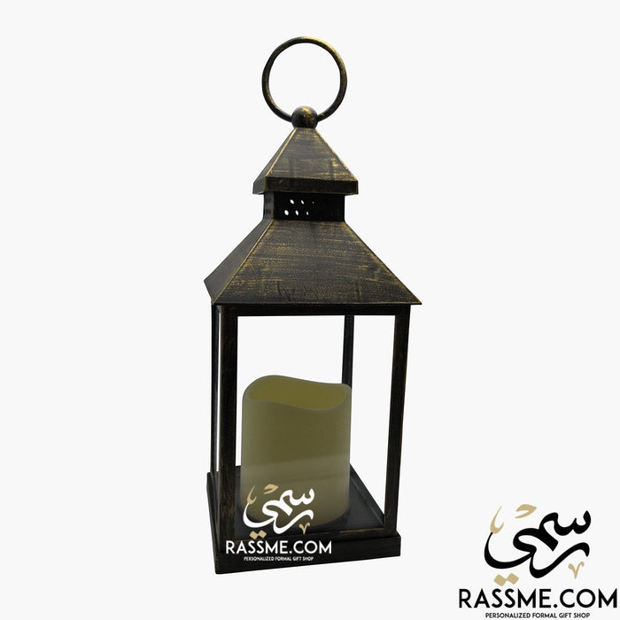 Personalized Transparency Lantern LED Flameless Candle Indoor / Outdoor / Desk