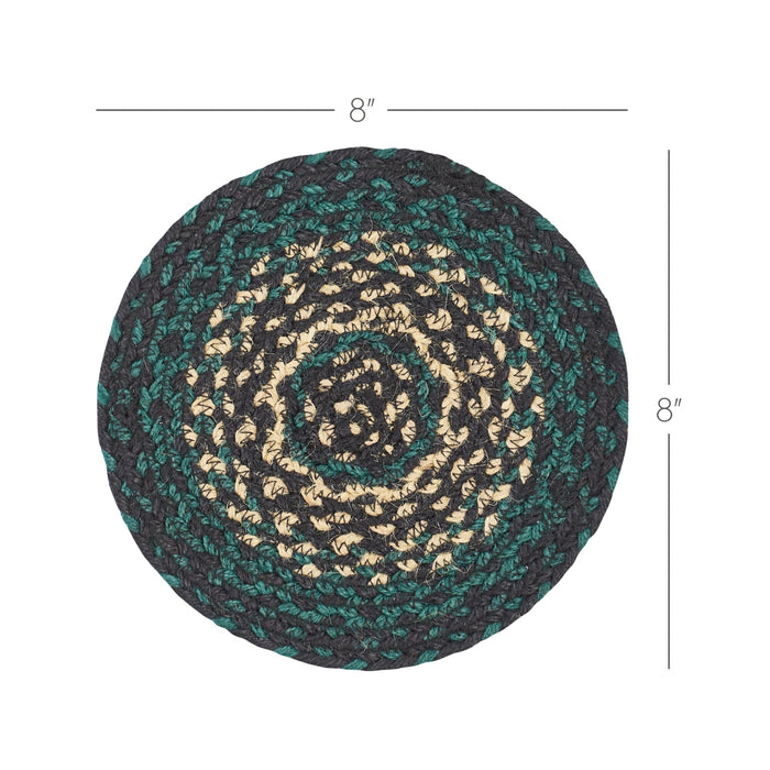 Pine Grove Braided Trivet 8" - Primitive Star Quilt Shop