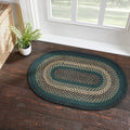 Pine Grove Oval Braided Rug 24x36" - Primitive Star Quilt Shop