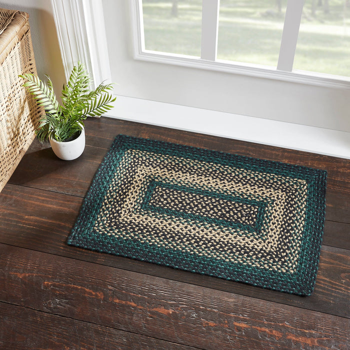 Pine Grove Rectangle Braided Rug 20x30" - Primitive Star Quilt Shop