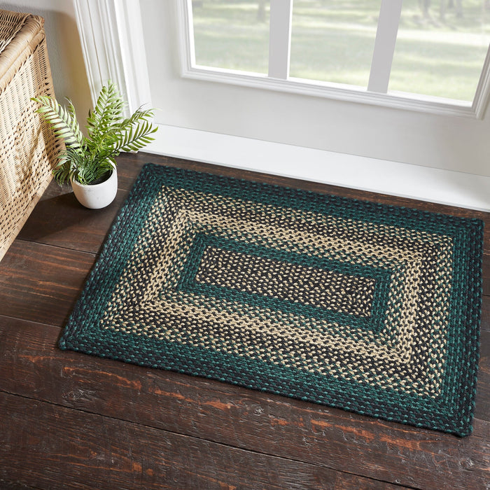 Pine Grove Rectangle Braided Rug 24x36" - Primitive Star Quilt Shop