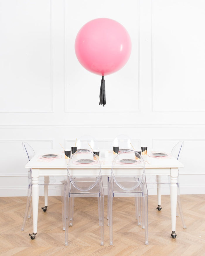 minnie-mouse-disney-party-decor-foil-pink-gold-balloon-black-magical-giant-centerpiece
