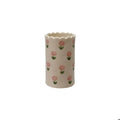 Hazel Mazel Pink-White Flower Vase 2.5"D x 4.25"H - Vases Merchandise
