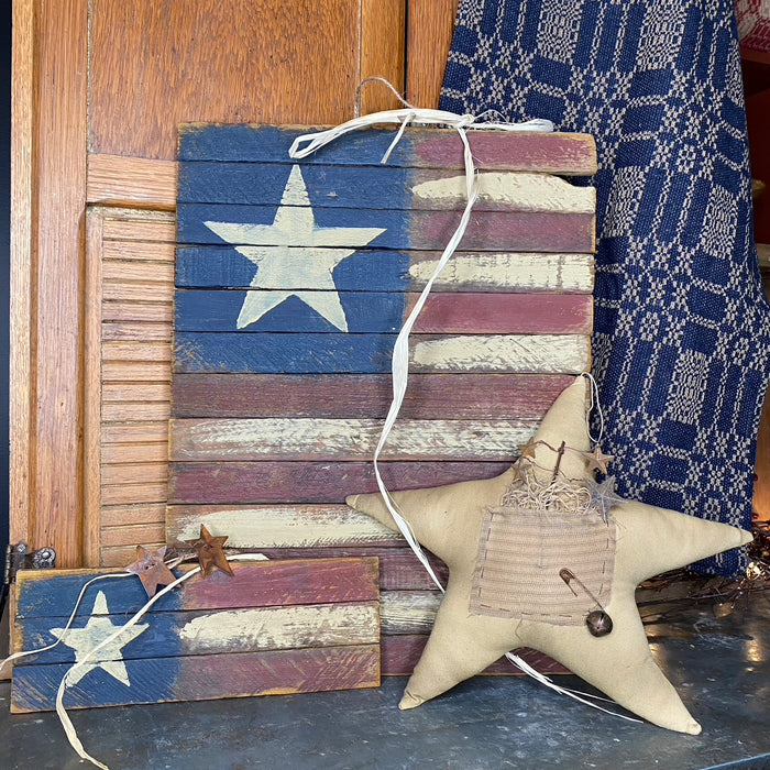 Pocket Full of Stars Ornament - Primitive Star Quilt Shop