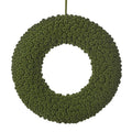 Pom Pom Wreath Green 14.5"