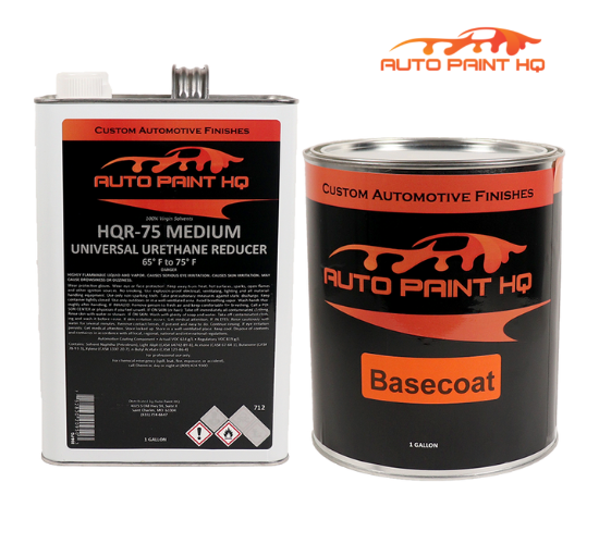 Porsche 23F Slate Gray Metallic Basecoat With Reducer Gallon (Basecoat Only)