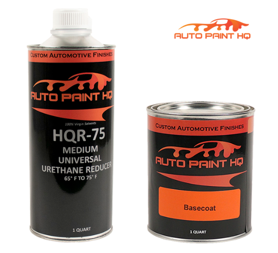 Porsche 23F Slate Gray Metallic Basecoat with Reducer Quart (Basecoat Only)