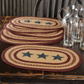 Potomac Stencil Braided Placemat 12x18" - Set of 6 - Primitive Star Quilt Shop