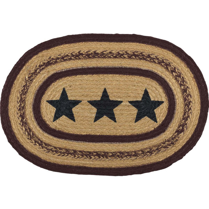 Potomac Stencil Braided Placemat 12x18" - Set of 6 - Primitive Star Quilt Shop