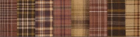 Prescott Block Border Lined Valance 72" - Primitive Star Quilt Shop