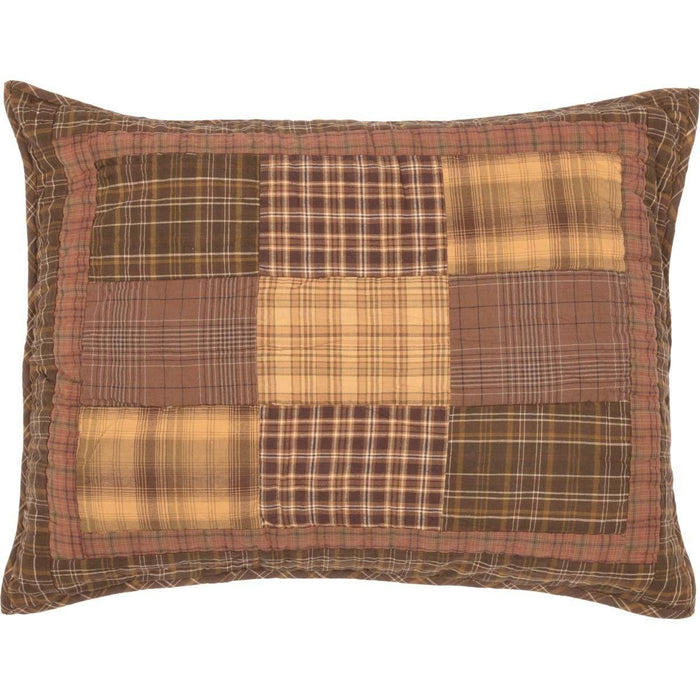 Prescott Quilted Standard Sham 21x27" - Primitive Star Quilt Shop