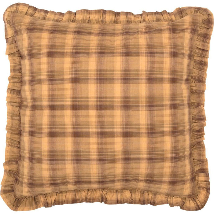 Prescott Ruffled Fabric Euro Sham 26x26" - Primitive Star Quilt Shop