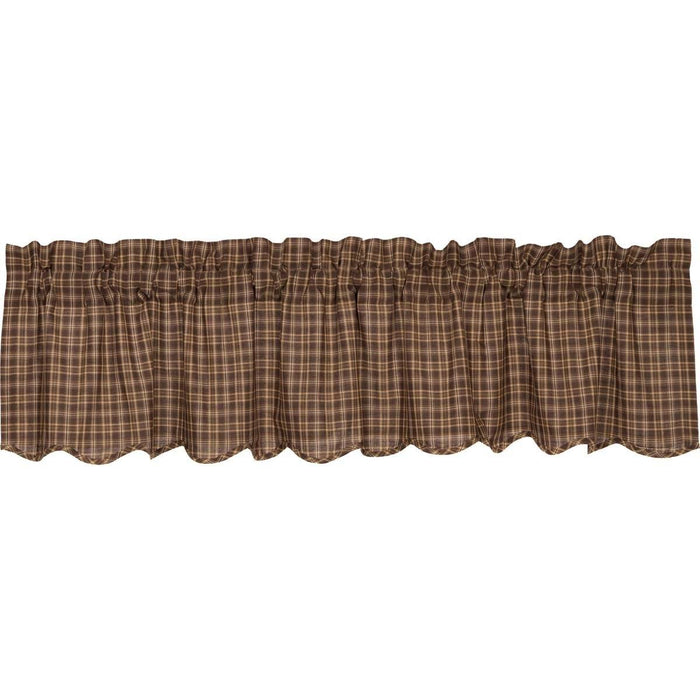 Prescott Scalloped Lined Valance 72" - Primitive Star Quilt Shop