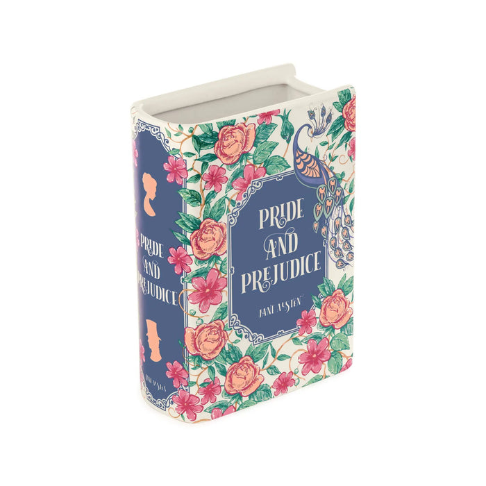 Steel Mill and Co. Pride and Prejudice Large Book Vase - Vases Merchandise