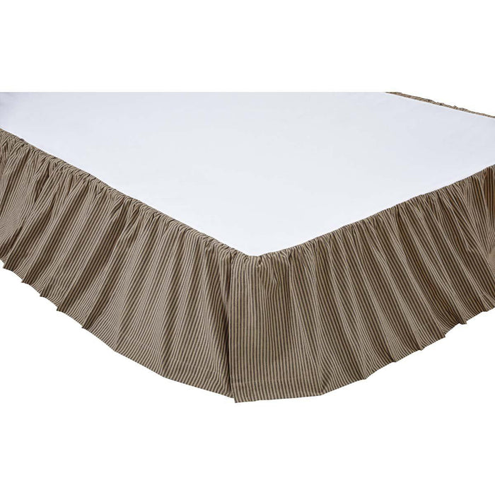 Primitive Star Bed Skirt Queen Bed Skirt- Primitive Star Quilt Shop
