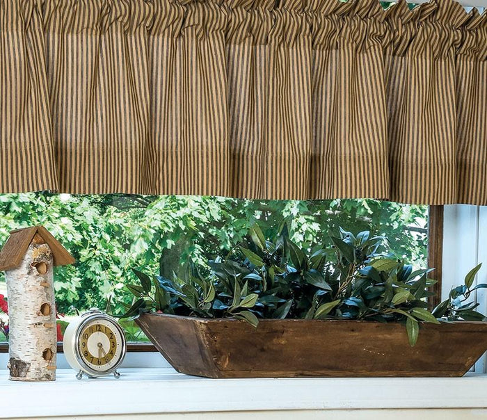 Primitive Star Lined Valance 72" - Primitive Star Quilt Shop