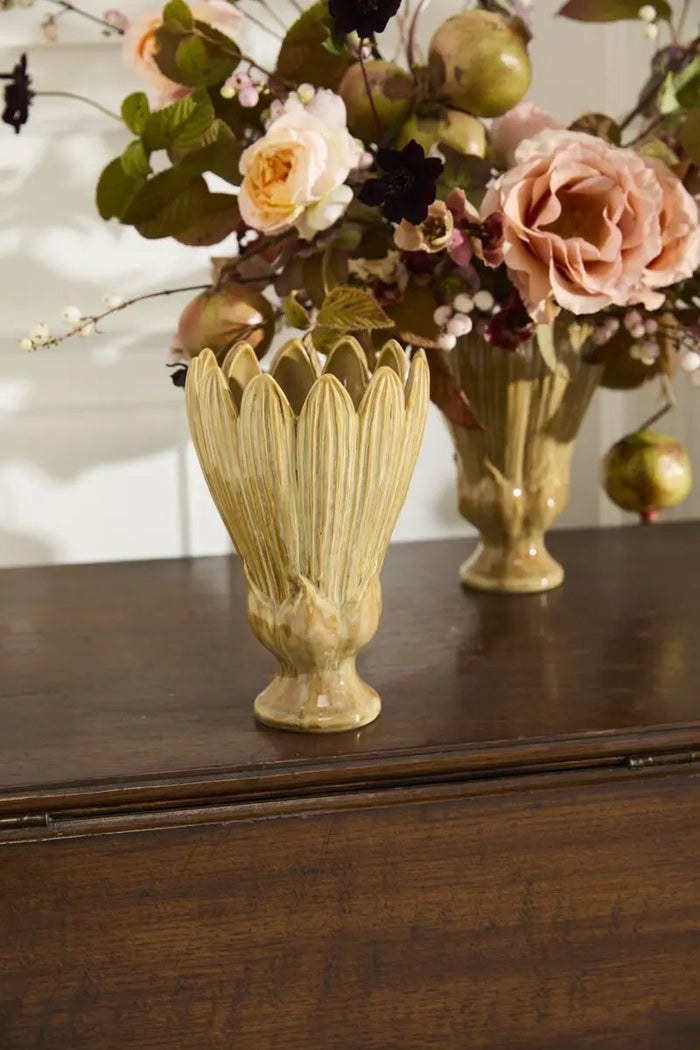 Prosper Ochre Vase 5.25"x 8.25"