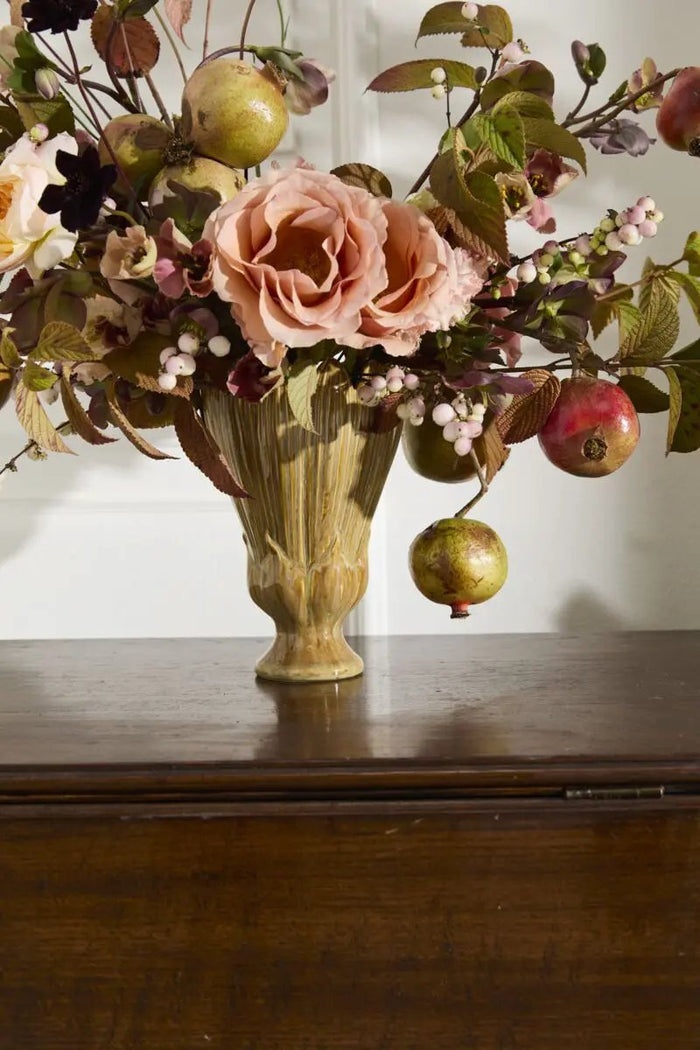 Prosper Ochre Vase 5.25"x 8.25"