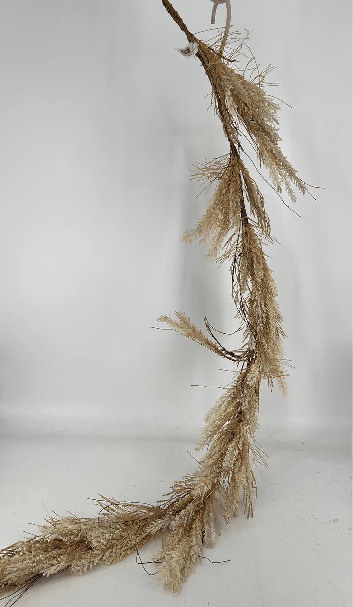 Allstate Rattail Grass Garland 6' - Garlands Silk