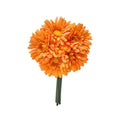 Regency Real Touch Gerbera Bundle (x5) Orange 11.5" - Artificial Flowering Plants Silk