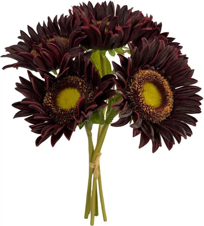 Select Real Touch Sunflower Bundle Rust 17" - Artificial Flowering Plants Silk