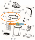 Replacement Part K00142 NEP2305 Tank/Lid Locking Ring Kit