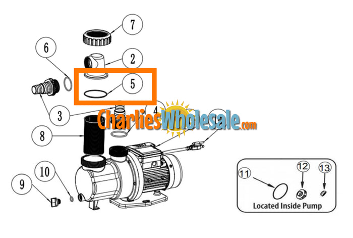 Replacement Part NEP4266 O Ring B
