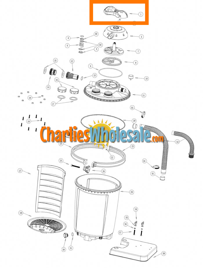 Replacement Part nep4289 v00152 Valve Handle