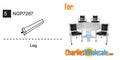 Replacement Part NGP7287 Leg