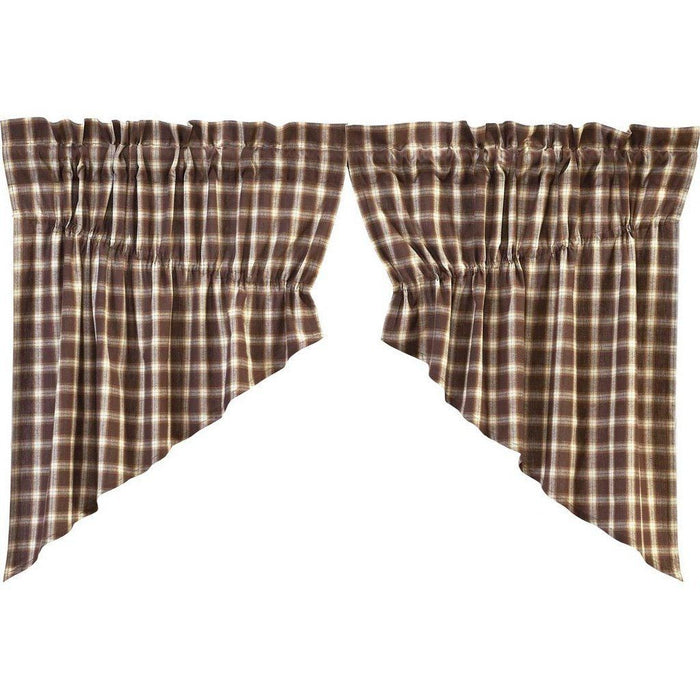 Rory Lined Prairie Swag Curtains - Primitive Star Quilt Shop