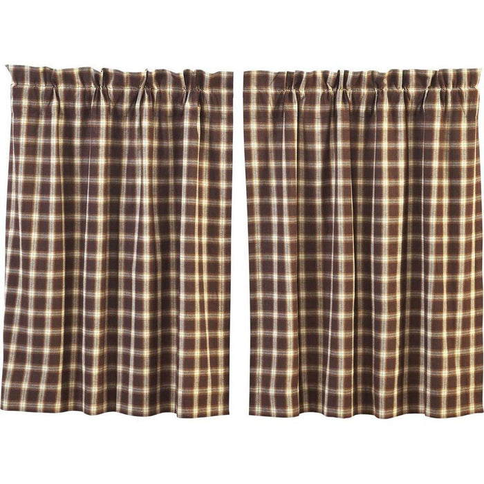 Rory Lined Tier Curtains 36" - Primitive Star Quilt Shop