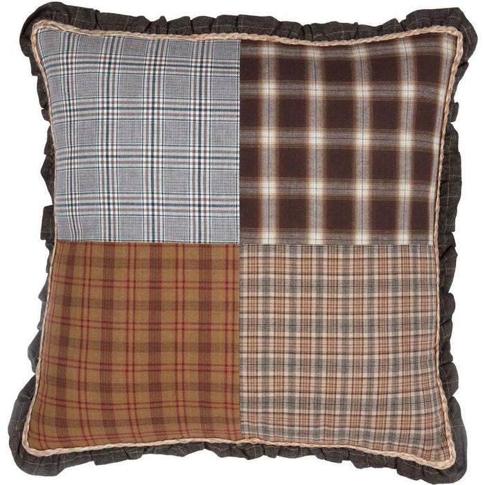 Rory Patchwork Pillow 18" Filled - Primitive Star Quilt Shop