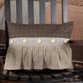 Rory Ruffled Pillow 14x18" Filled - Primitive Star Quilt Shop
