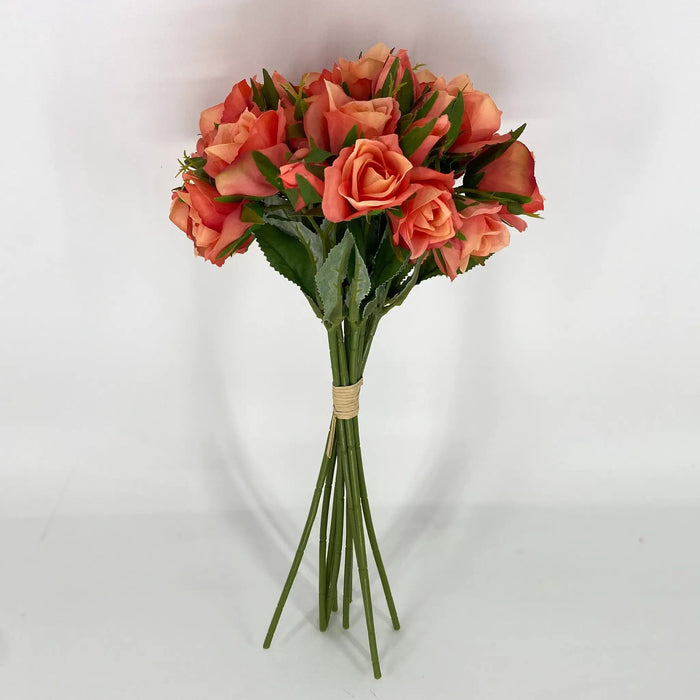 Le Fleur Rose Bundle Peach 12" - Uncategorized Silk