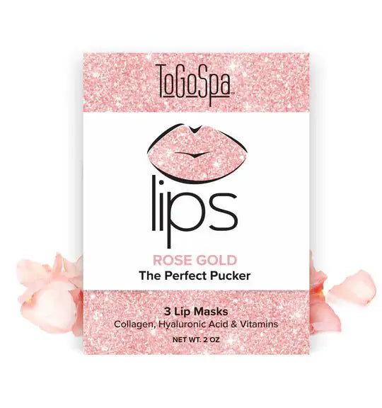 ToGo Spa Rose Gold Lips - Skin Care Masks & Peels Bath & Body