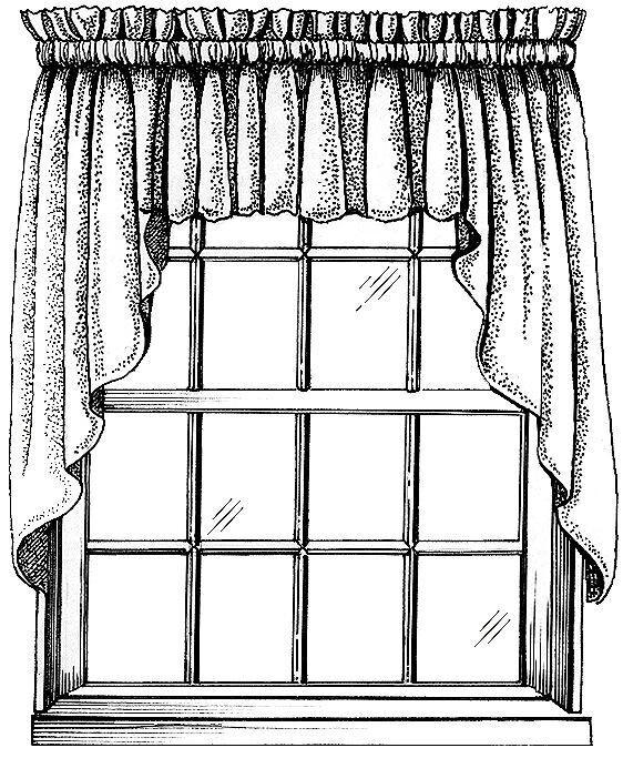 Saffron Unlined Swag Curtains - Primitive Star Quilt Shop