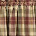 Saffron Unlined Tier Curtains 24" - Primitive Star Quilt Shop