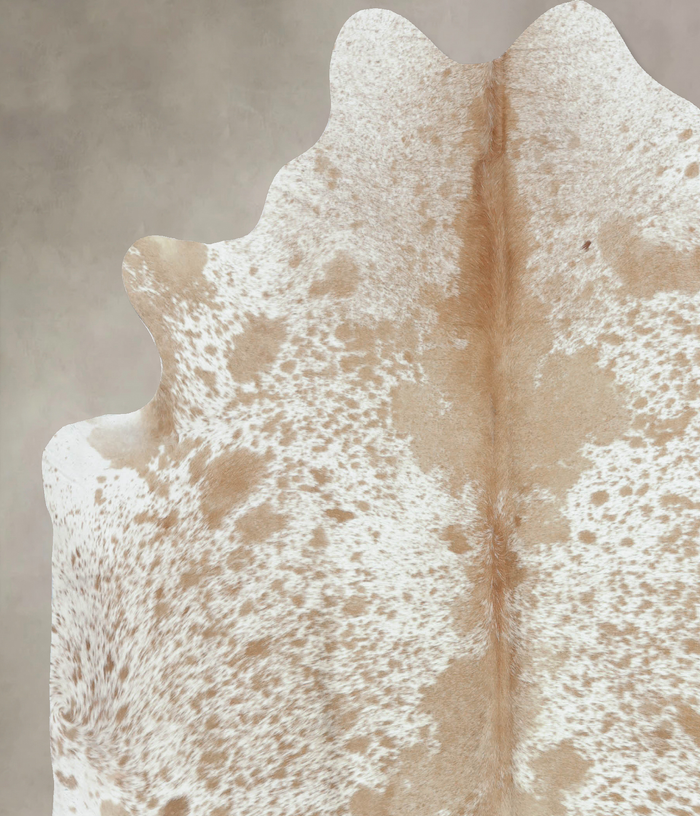 Salt and Pepper Brown Cowhide Rug #B8900