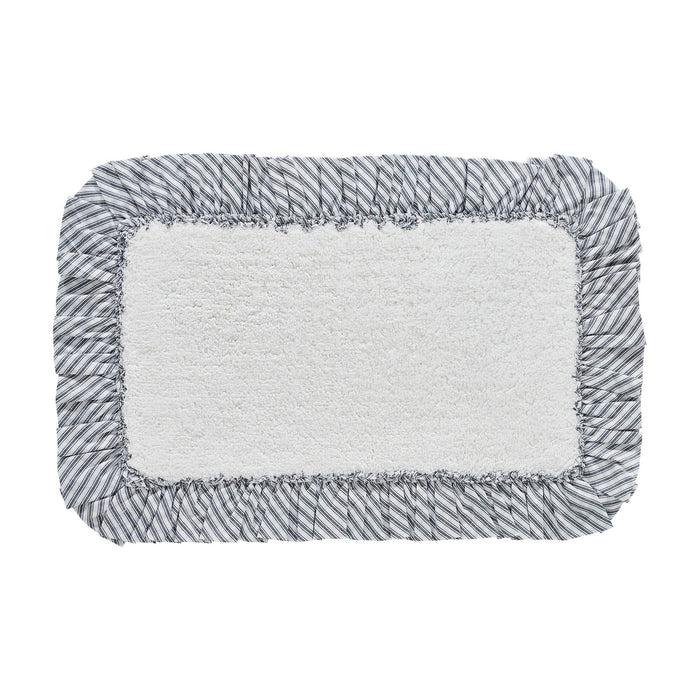 Sawyer Mill Black Bathmat 20x30" - Primitive Star Quilt Shop