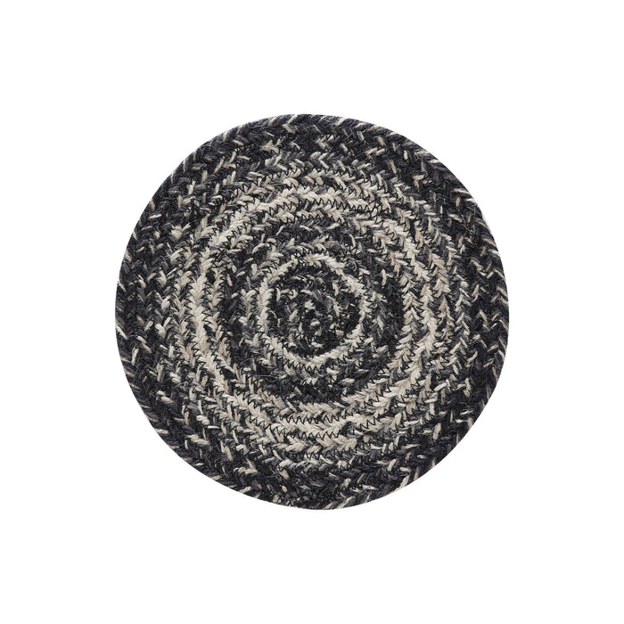 Sawyer Mill Black Braided Trivet 8" - Primitive Star Quilt Shop
