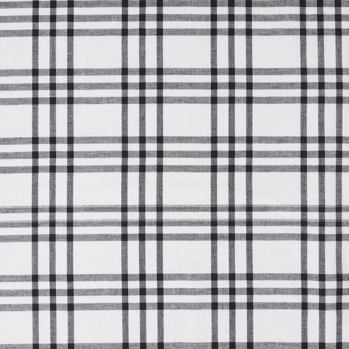 Sawyer Mill Black Plaid Lined Swag Curtains - Primitive Star Quilt Shop