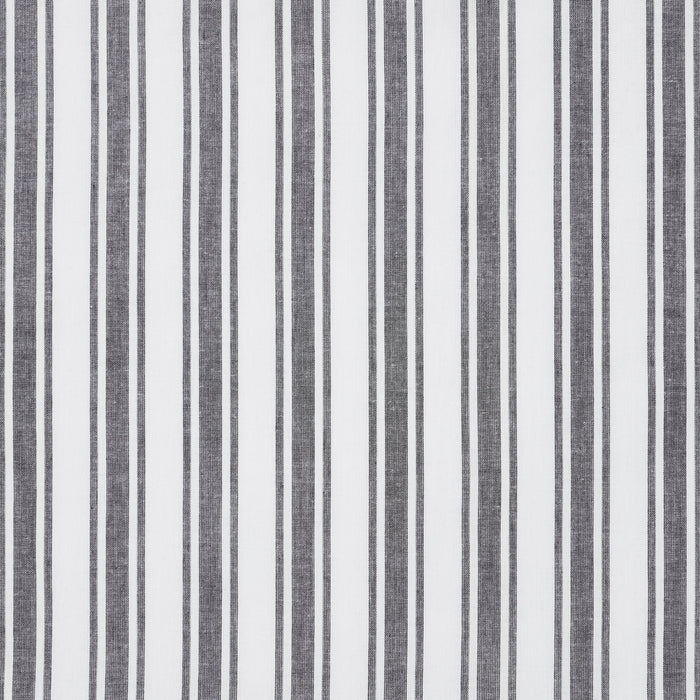 Sawyer Mill Black Ticking Stripe Lined Valance 90" - Primitive Star Quilt Shop