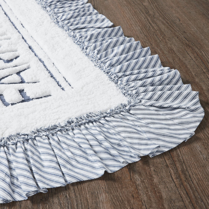 Sawyer Mill Blue Farmhouse Bathmat 27x48" - Primitive Star Quilt Shop
