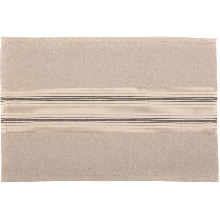 Sawyer Mill Charcoal Placemat - Set of 6 - Primitive Star Quilt Shop